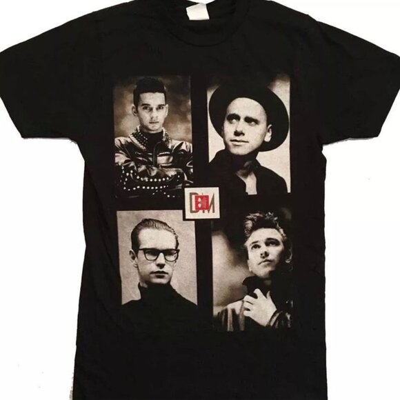 Depeche Mode USA Tour 1988 T-Shirt Synth Pop Music Concert Fan Gift Graphic Tee - Picture 1 of 5
